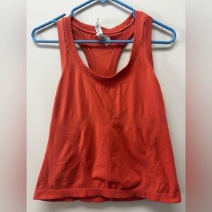 Athleta Orange Racerback Tank
